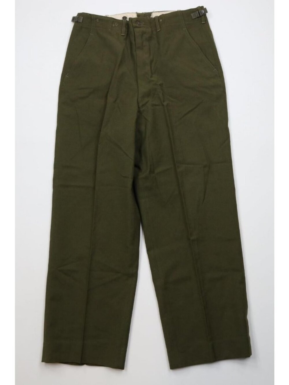 Deadstock Unissued Korean War Mens Sz Medium Wool M1951 Wide Leg Field Pants USA